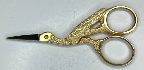 Vintage gingher gold stork - gingher,