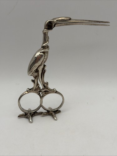 Antique victorian stork - antique,