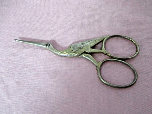 Vintage stork scissors - scissors, 3