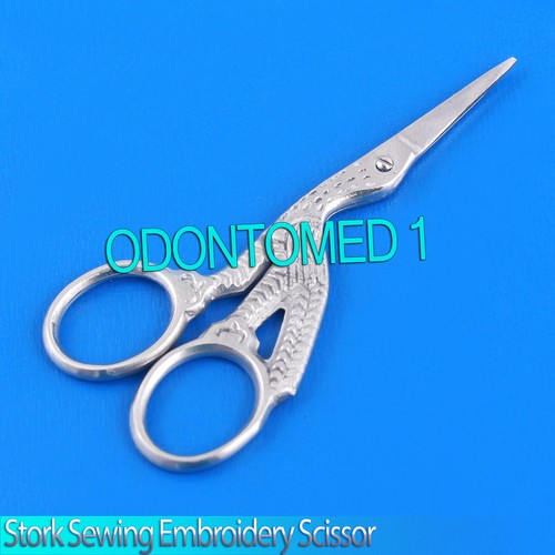 Stork sewing embroidery - 3,