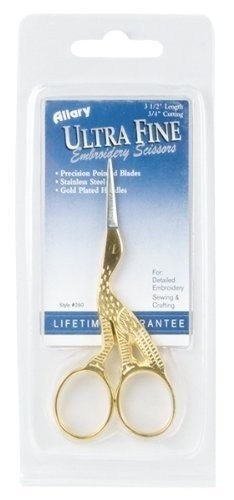 Ultra fine stork embroidery - fine,