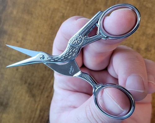 Gingher chrome stork - chrome,